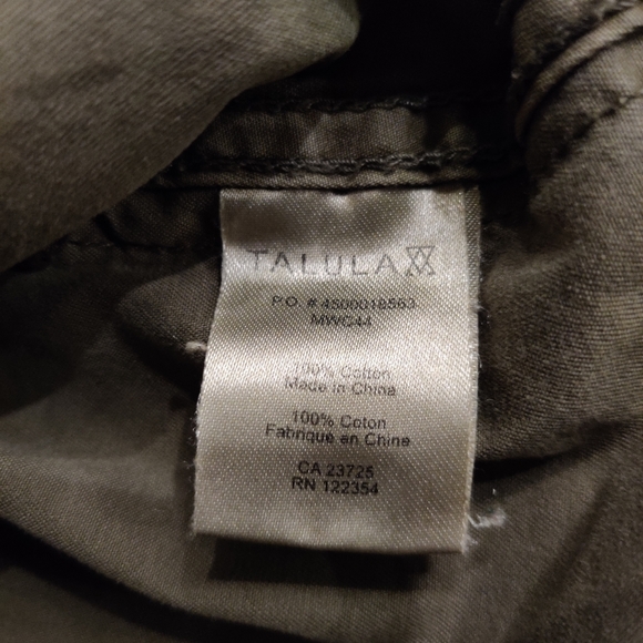 Aritzia Talula Hooded Trooper Utility Jacket. XS. Olive/Khaki. - Picture 8 of 9